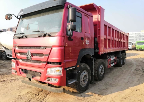 Ausrüstung HOWO-Hochleistungs-Kipplaster-6x4 mit internationalem Kipplaster der rote Farbe371hp