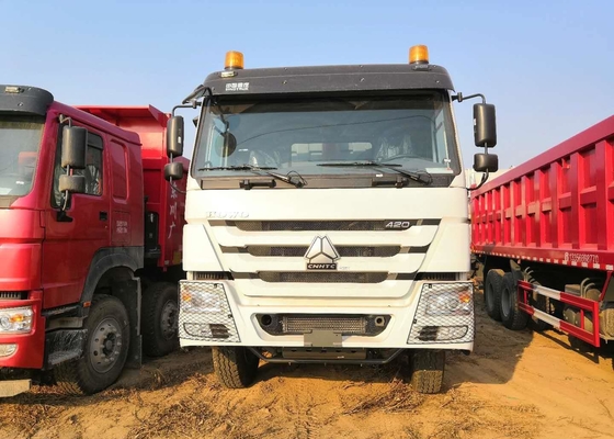 8x4 gefahrenes 40 Rad Ton Heavy Duty Dump Trucks Howo 12 für weiße Farbe der Kubikfracht-30