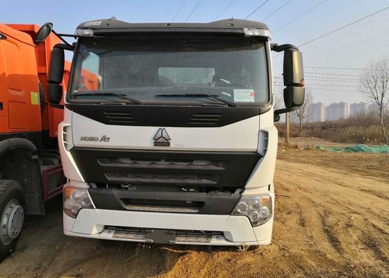 Weiße Achsen-Kipplaster-harte Beanspruchung Howo 6x4 Kippwagen-3 30 Tonnen Laden