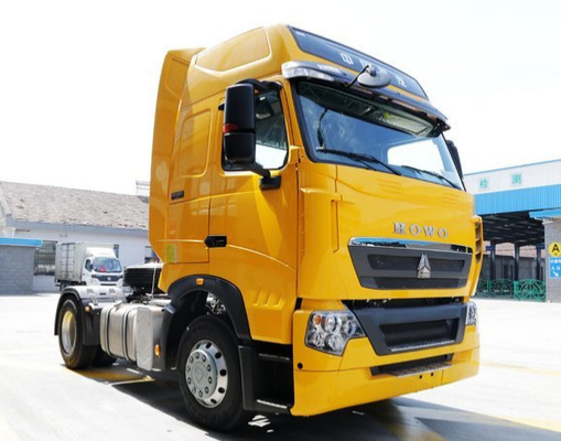 Gelber Farbe-Sinotruk 4x2 Howo Emissionsgrenzwert des Traktor-LKW-290hp des Euro-II
