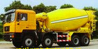 Diesel 8 x 4 Mischer-LKW 336hp Sinotruk STEYR und 8 CBM in der roten Farbe