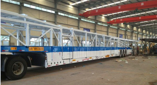 15m 18m Auto-maximale Nutzlast der Fahrzeug-Transport-harten Beanspruchung halb der Anhänger-8-12