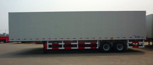 2 Belastbarkeit Trailers Semi Van Trailer 13000kg der Achsen-harten Beanspruchung halb