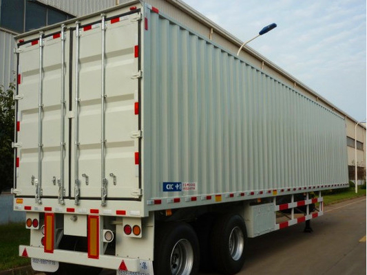2 Belastbarkeit Trailers Semi Van Trailer 13000kg der Achsen-harten Beanspruchung halb