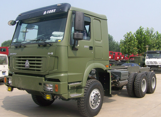 Abfall-Verdichtungsgerät-LKW ZZ2167M5227 6x6 alle Rad-Antriebs-Fracht tauscht Energie III 380hp SINOTRUCK-Euro-II