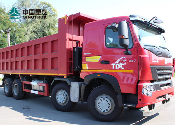 Harte Beanspruchung 30cbm Sinotruk Howo A7 des Euro-2 Kipplaster-8x4 50 Tonnen Nutzlasten-