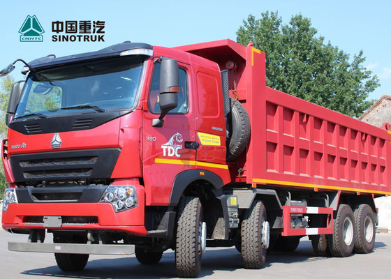 Harte Beanspruchung 30cbm Sinotruk Howo A7 des Euro-2 Kipplaster-8x4 50 Tonnen Nutzlasten-