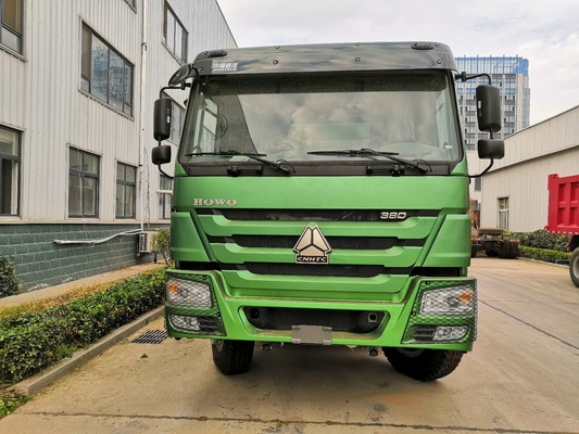 Gelbe Farbe 10 ermüdet großen Kippwagen der Kipplaster-SINOTRUK HOWO 371HP 6X4