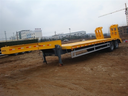 13000M 3 Anhänger 50-60T 12 harter Beanspruchung Alxes Lowbed halb ermüdet mit 2 Beinen