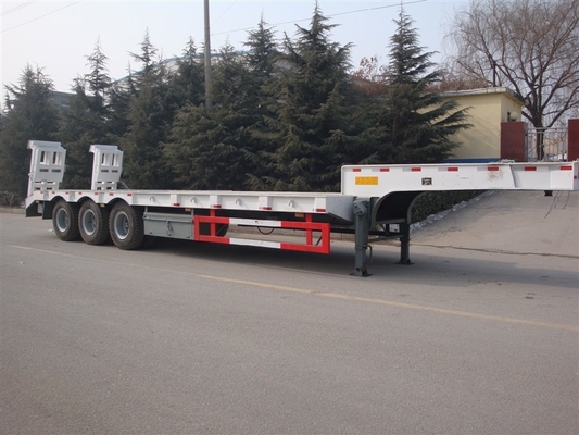13000M 3 Anhänger 50-60T 12 harter Beanspruchung Alxes Lowbed halb ermüdet mit 2 Beinen