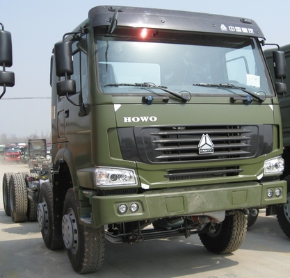 Howo 8x8 alle Maschinen-Energieeinsparung des Rad-Antriebs-Fahrzeug-Schwergut-LKW-Euro-III