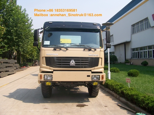 6x6 Sinotruk Howo7 Emission Stander 371hp des Traktor-LKW-Euro2 für die Kapazität des Schleppseil-50T