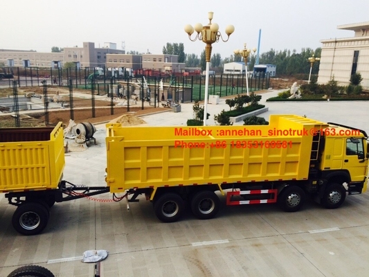 Dumpanhänger Tragfähigkeit 12wheels 3axles 50-60T mit den Beinen 2Jost