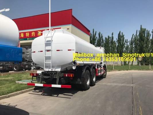 Sinotruk weißer Howo A7 Öl-Tankwagen Lhd Zz1257n4347n1 des Brennstoff-Tankwagen-6x4