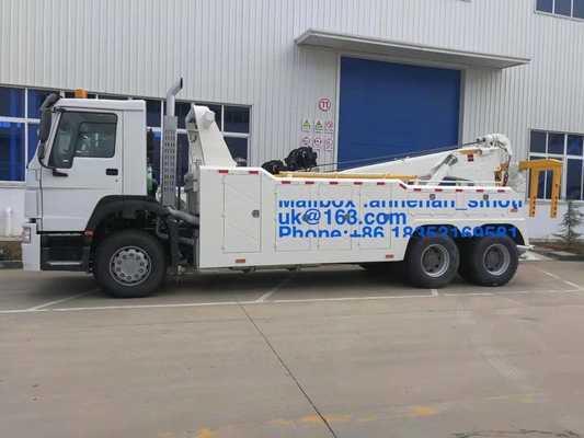 Lhd 10 dreht Straße Wrecker-Abschleppwagen-Euro 2 des Schwergut-LKW-6*4 20t-30t