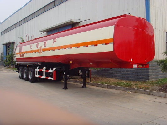 Kohlenstoffstahl der 25-60cbm Öltanker-halb Sattelzugmaschine und Auflieger Wahl-Q235 der Aluminiumlegierung