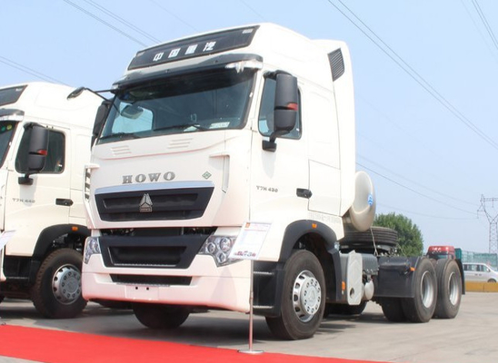 Weißer SINOTRUK 371HP Reifen Howo-Traktor-Kopf-LKW des Primärantrieb-LKW-10