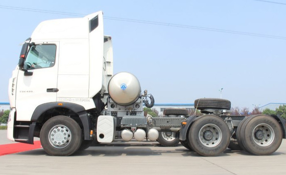 Weißer SINOTRUK 371HP Reifen Howo-Traktor-Kopf-LKW des Primärantrieb-LKW-10