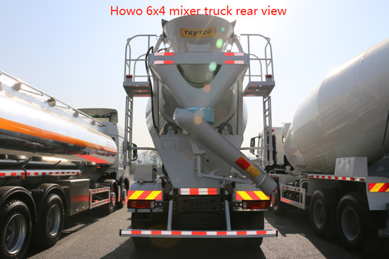 Weißer Mischer-LKW Howo 6x4 Howo, Mischer-Wasser-Behälter