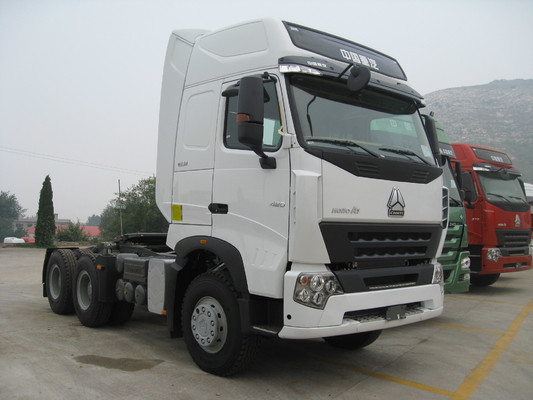 336hp Euro 3 Traktor-LKW Howo A7 Howo in weißer Farbiso geführt