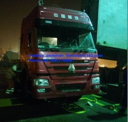 Kabine Hw79 Sinotruk Howo7 rechter Antrieb des Traktor-LKW-3 der Lagerschwellen-6x4 371hp