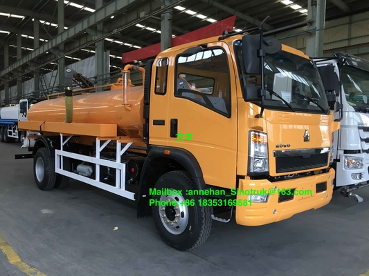 Saug-LKW des Abwasser-4-6m3 von Sinotruk 4x2 6 ermüdet mit Euro3