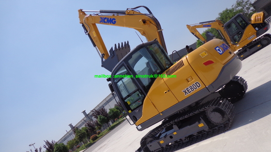 XCMG XE60D 6 Tonnen Minikettenbagger-Maschinen-mit Hydrauliksystem