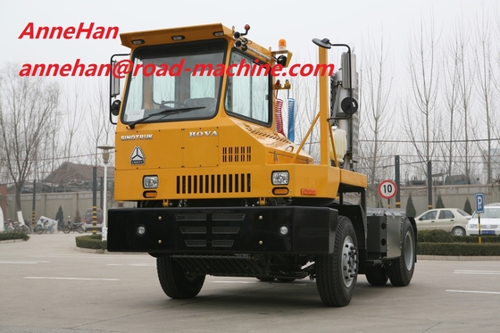 Sinotruk-Hafen-Traktor-LKW-einzelne Kabine mit 4 Reifen und 1 Reserve