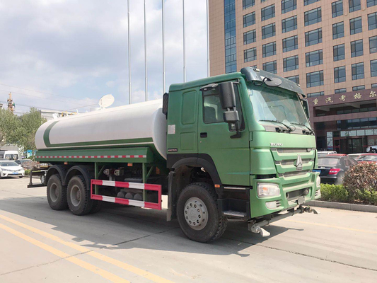 20000L-30000L 336hp LHD Sinotruk Howo7 6x4 10 dreht Wassertanker-Lastwagen