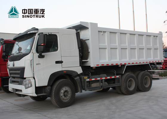 schlauchloser Kipplaster A7 371hp 20CBM Reifen 13R22.5 Sinotruk Howo 6x4