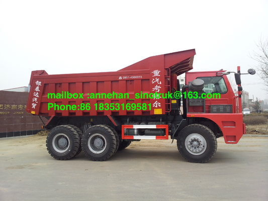 Hochleistungskippwagen des Bergbau-70T des Kipplaster-6x4 Sinotruk Howo 30M3 Euro2 LHD