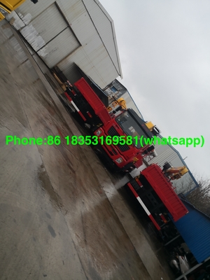 Brachte gerader Arm-LKW Sinotruk Xcmg 10T Kran mit 7000MM Fracht-Kasten Euro2 LHD an