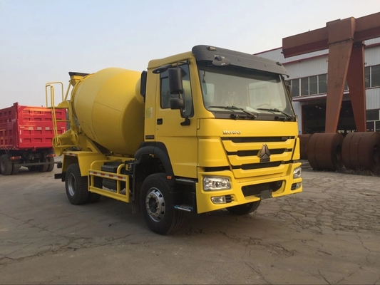 CCC führte Selbst Kraftstoffeinsparung Sinotruk Jowo 4x2, der 6 CBM Mini Concrete Mixer Truck lädt