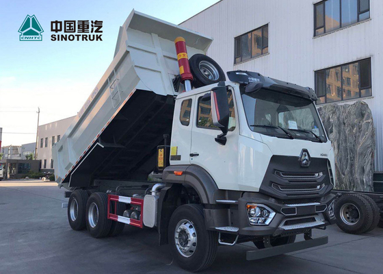 Hochleistungskipplaster der N7B-Mann-Technologie-Fahrgestelle-371hp mit weißer Farbe