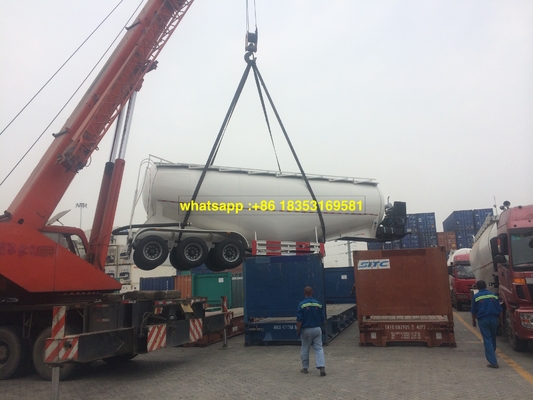 Massen-Zement-Behälter-Anhänger 60T Weichai Maschinen-60M3