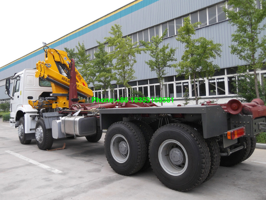 Fracht-Kasten Sinotruk Howo7 10T 6500mm angebrachter Kran LKW