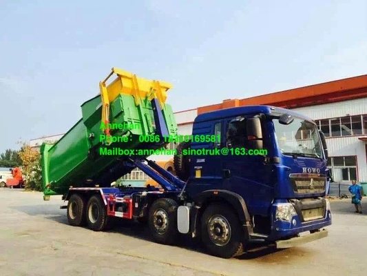 Abfall-Verdichtungsgerät-LKW Haken-Arm Sinotruk Howo7 6x4 Euro2