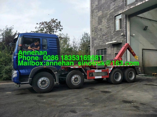 Abfall-Verdichtungsgerät-LKW Haken-Arm Sinotruk Howo7 6x4 Euro2