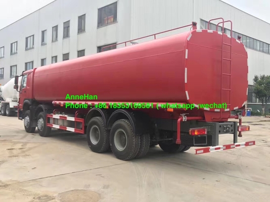 8x4 12 dreht Wasser-Behälter-Anhänger 371hp Sinotruk Howo7
