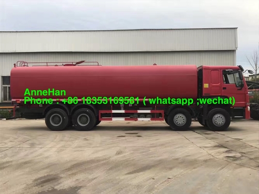 8x4 12 dreht Wasser-Behälter-Anhänger 371hp Sinotruk Howo7