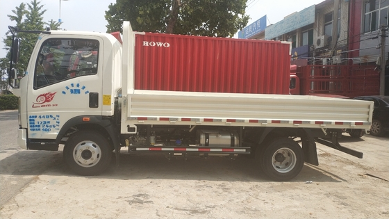 ISO geführter Leichtgut-LKW-linker Hand-Antrieb Sinotruk 10T HOWO 4x2 Euro3 mit Wechselstrom