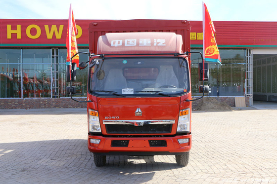 12 Leicht- LKW Wheeler Cargo Truck Sinotruks HOWO der Tonnen-6 mit roter Farbe