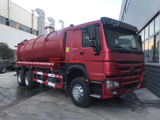 95km/h 10M3 16M3 Euro des Abwasser-Saug-LKW-4x2 2 LHD