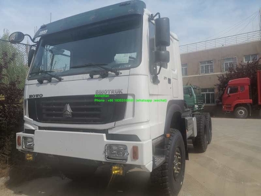 Traktor-LKW der Hauptperson-90# des Weiß-371hp 6x6 Howo 7