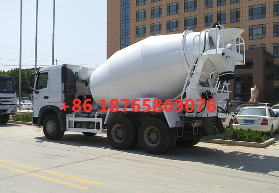 Weißer Mischer-LKW ZZ1257N4047P1 HC16 Alex 380hp 10cbm