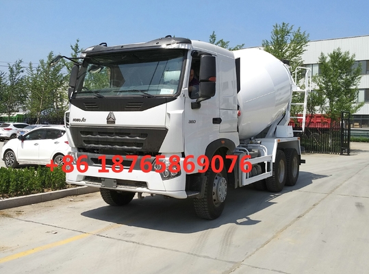 Weißer Mischer-LKW ZZ1257N4047P1 HC16 Alex 380hp 10cbm