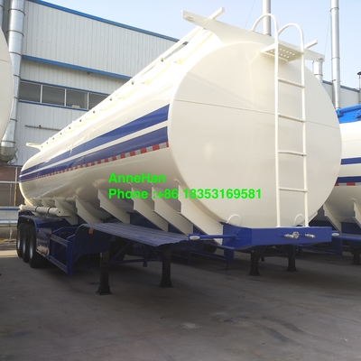 Achsen Q235 50000L 3 Öltank-Anhänger mit zwei Rohren