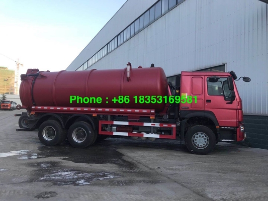 Abwasser-Saug-LKW 95km/H 17CBM 6x4 mit Italien-Zapfwellenantrieb-Pumpe