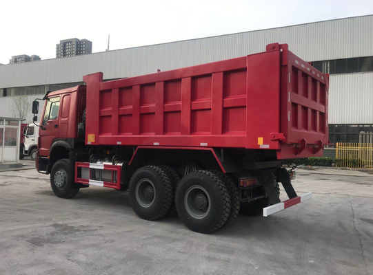 Rotes Howo 7 Räder 20M3 40T Kipplasters 10 Sinotruk Howo 6x4