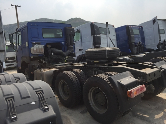 Blauer Primärantrieb-LKW-Sattelzug-LKW ZZ4257N3241W Sinotruk Howo 371